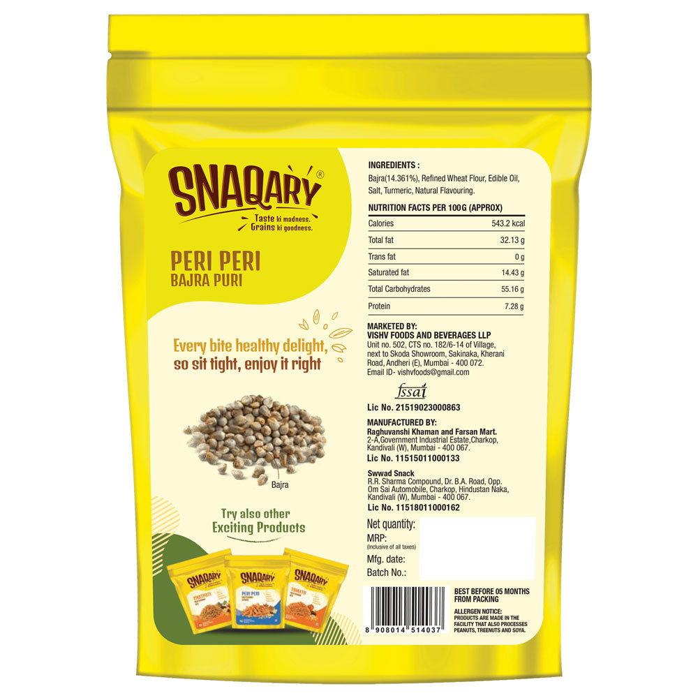 Peri peri Bajra puri