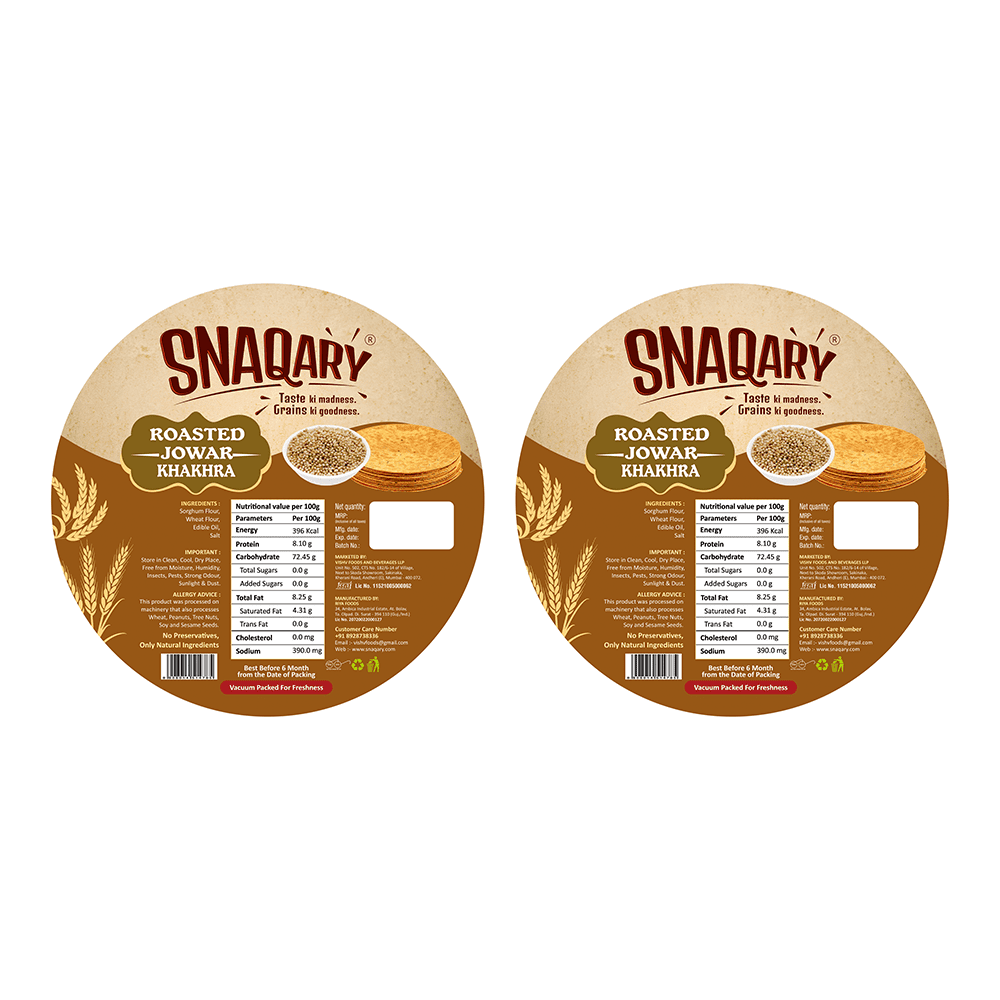 Roasted Jowar Khakhra (Pack of 2)