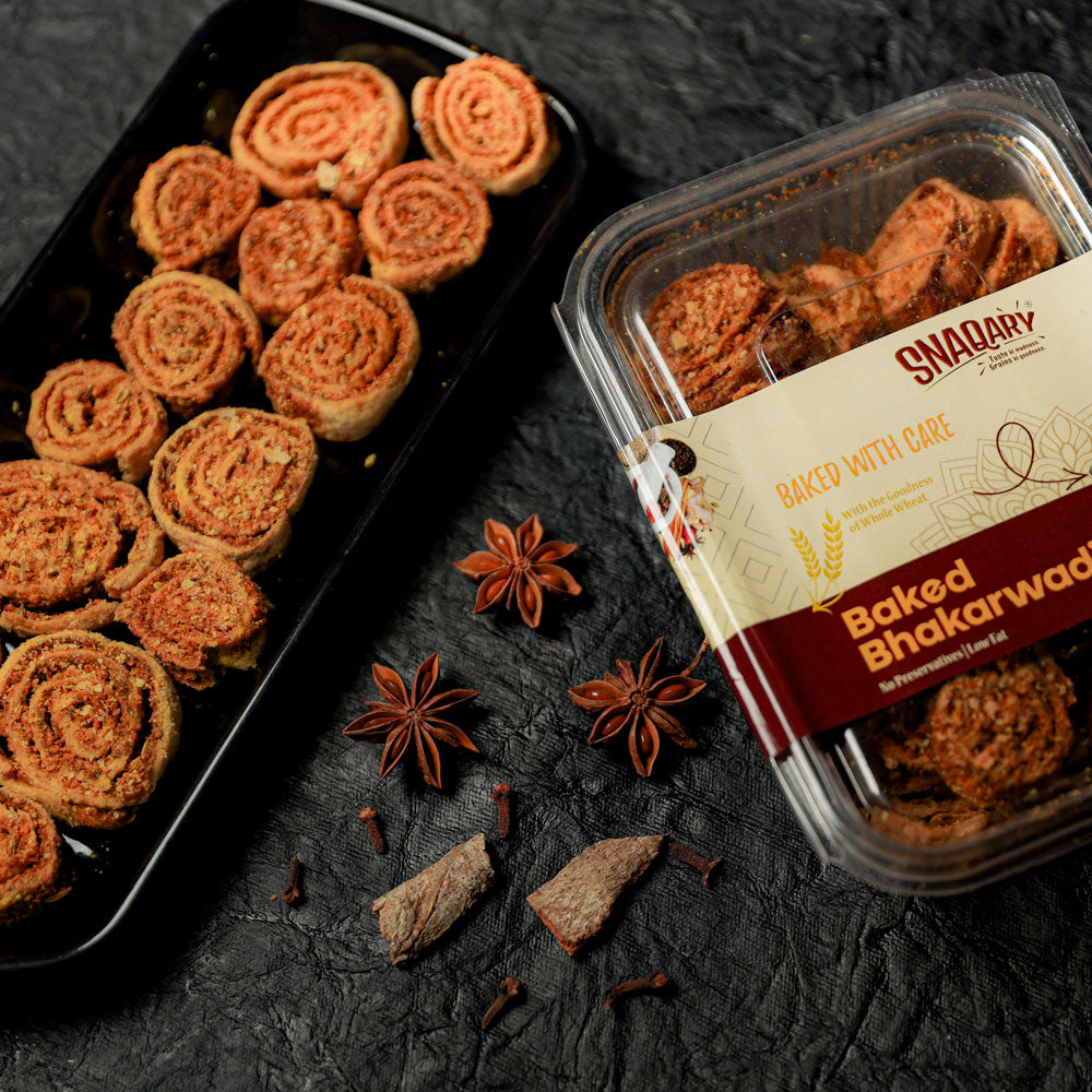 Baked Bhakarwadi