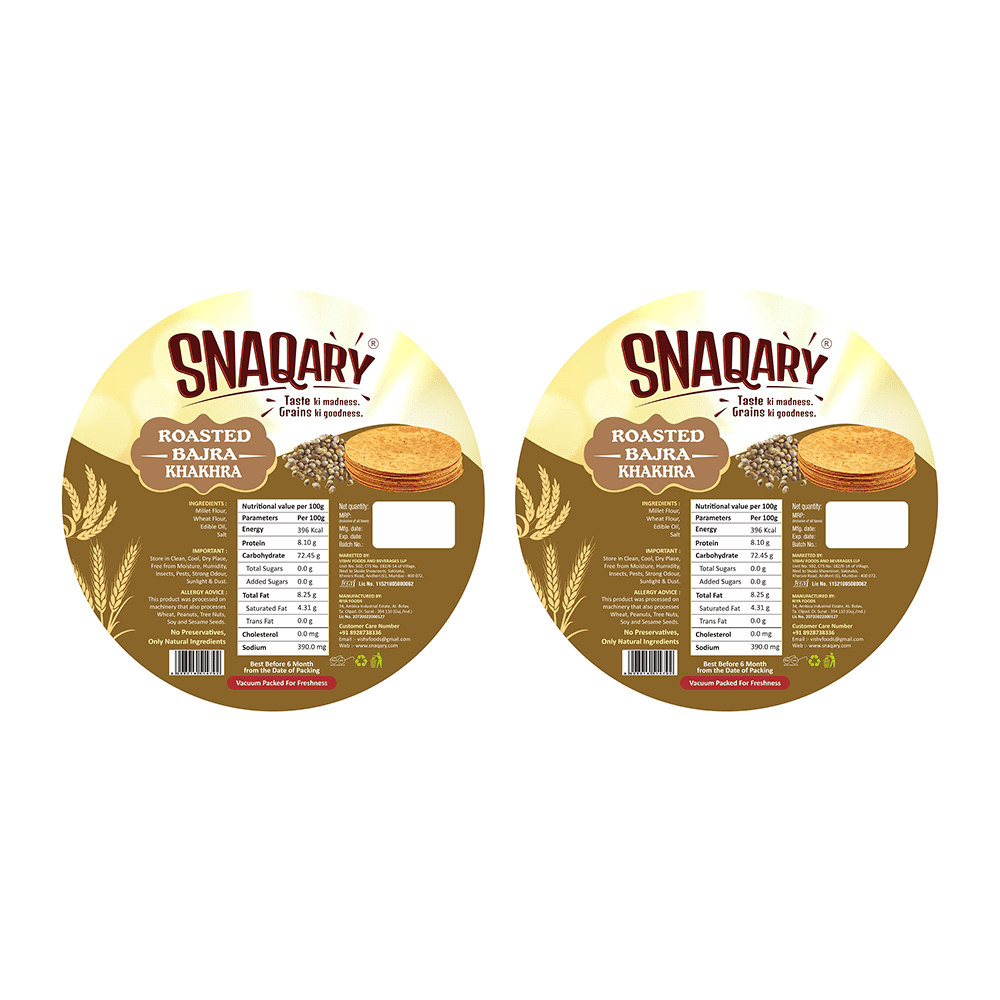 Roasted Bajra Khakhra (Pack of 2)