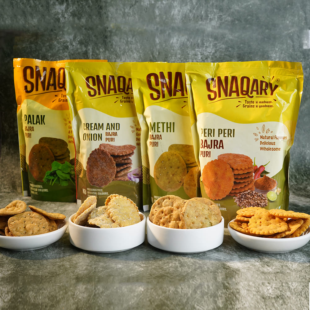 Snaqary Special - Bajra Puri (Pack of 4)