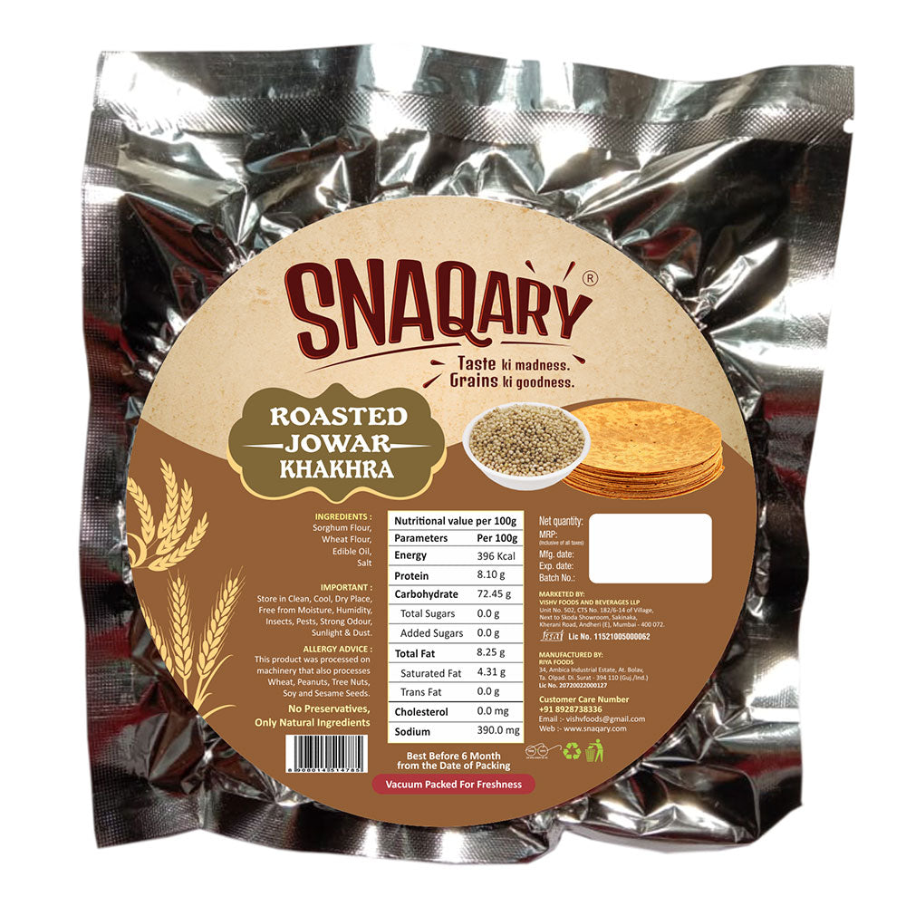 Roasted Jowar Khakhra-200g