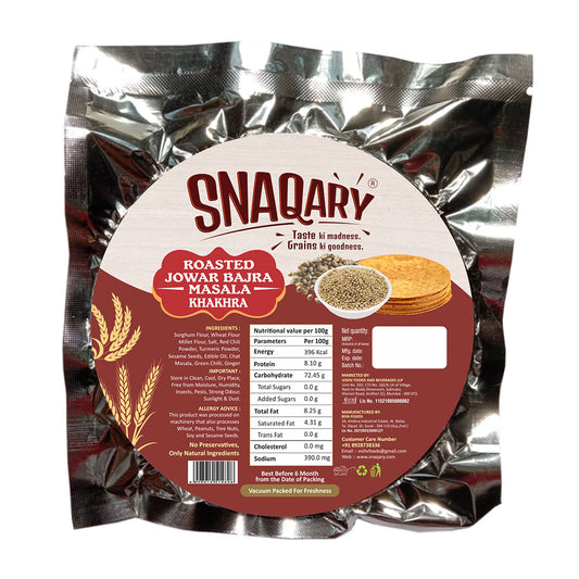 Roasted Jowar Bajra Masala Khakhra-200g