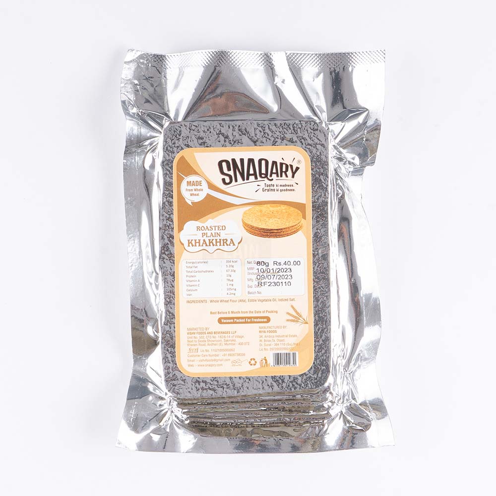 Roasted Plain Mobile Khakhra-80g