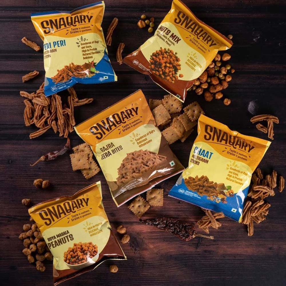 Snaqary Sampler: The Flavorful Journey Pack - Pack of 5